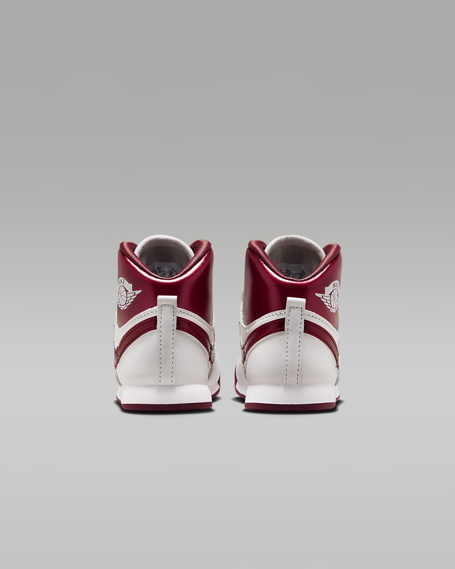 Jordan 85 Metallic Burgundy Baby Toddler Shoes. Nike